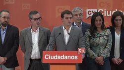 CLEAN : Spains Ciudadanos leader shares thoughts after election News Clip