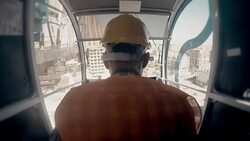 Crane Opearator Stock Footage