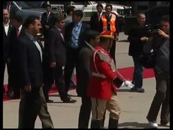 WRAP Iranian president's joint presser with Morales, Ahmadinejad sots News Clip