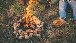 Love camp! Stock Footage