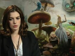 Alice In Wonderland Interviews Stock Footage