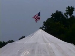 Revival Meeting Tent Stock Footage