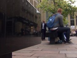 Scottish Referendum: Young Yes voter and Campaigner Stockshots News Clip