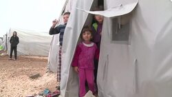 CLEAN : Tough weather hits Kobane refugees News Clip