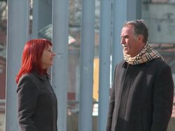 SLO MO Mid Adult Couple Stock Footage