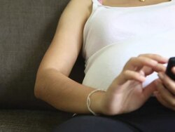 Pregnant Woman Stock Footage