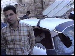 ISRAEL: JEWISH SETTLERS RAMPAGE IN WEST BANK TOWN OF HEBRON News Clip