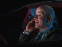 HD DOLLY: Businessman Driving And Talking On The Phone Stock Footage