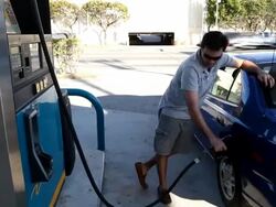 Unseasonably High Gas Prices Suggest Year Of Escalating Prices Stock Footage