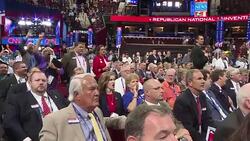 CLEAN : Chaos erupts on RNC floor as anti Trump delegates revolt News Clip