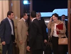 US Sec of State in Egypt, envoy Mitchell arrive for talks Instructional Video