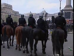 UK: LONDON: ANTI-CAPITALIST PROTEST WRAP News Clip