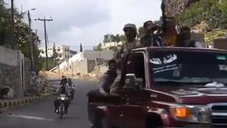 CLEAN : emen Coalition armoured vehicles sent to Yemen loyalists News Clip