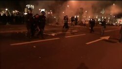 Clashes and arrests after fourth straight day of protest over health reform News Clip