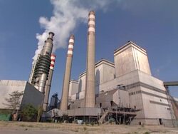 Thermal Power Plant Stock Footage