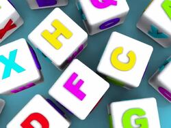 abc blocks Stock Footage