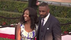 Idris Elba at 22nd Annual Screen Actors Guild Awards - Arrivals Stock Footage