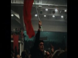 SYND 28 3 75 CUNHAL ADDRESSES COMMUNIST MEETING IN LISBON News Clip