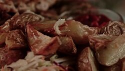 Restaurant food Stock Footage