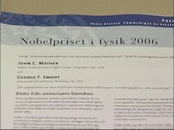 WRAP Americans John C. Mather and George F. Smoot win the Nobel Prize in Physics News Clip