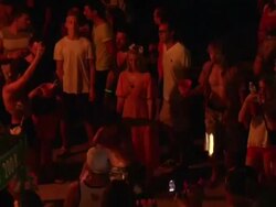 Full Moon Party -  Ko Phangan, Thailand Stock Footage