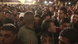 CLEAN : Palestinians pay tribute to Yasser Arafat News Clip