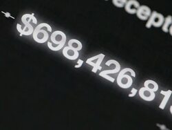 Market Analyze on lcd screen. Stock Footage