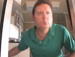 Fresh Fruit (Apple) in the Refrigerator Stock Footage