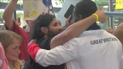 Joshua Buatsi Arrives At Heathrow Airport News Clip