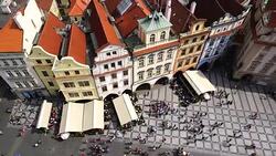 View of Prague Stock Footage