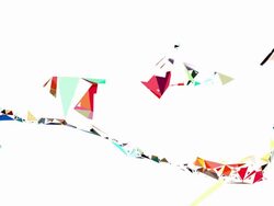 series transcendental fields : from body, colorful (TRANSITION) Stock Footage