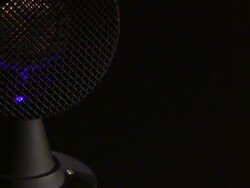 Sexy Black Tube Mic (HD 720) Stock Footage