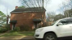 Driving shots through Jackson residential streets News Clip