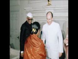 UPI LIB UNU 28 3 80 AGHA KHAN MEETS PRESIDENT &amp; MRS GANDHI News Clip