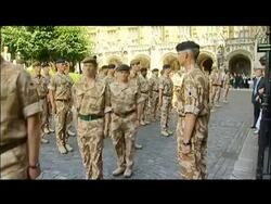 Soldiers from 4 Mech Brigade welcomed home by  the Speaker News Clip