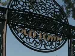 MS Old Town sign / Chicago, Illinois, USA Stock Footage