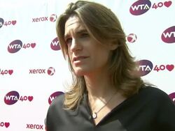Interview with Amelie Mauresmo at WTA gala News Clip