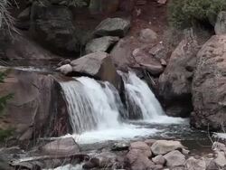 Mountain Waterfall Stock Footage