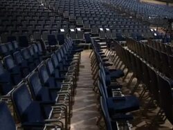 Empty Auditorium Seats (7) Stock Footage