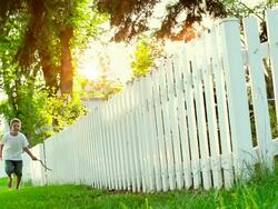 Caucasian boy experiences summer freedom Stock Footage