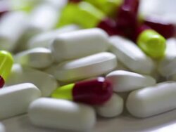 Pills and Capsules Stock Footage