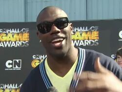 INTERVIEW: Terrell Owens at the Cartoon Network Hall Of Game Awards at Santa Monica CA. (Footage by WireImage Video/GettyImages) Stock Footage