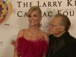 Shawn King and Larry King at 18th Annual Larry King Cardiac Foundation Gala Stock Footage