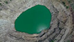 Bulgaria Abandoned Copper Mine Stock Footage