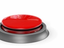 PLAIN BUTTON - Three different buttons with sound effect Stock Footage