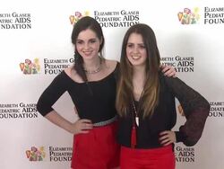 Vanessa Marano, Laura Marano at Elizabeth Glaser Pediatric AIDS Foundation's 24th Annual A Time For Heroes Stock Footage