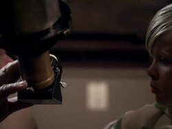 Grandfather and grandson with telescope Stock Footage