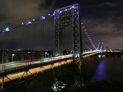 George Washington Bridge Stock Footage
