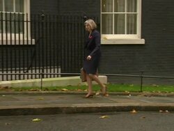 Theresa May arriving at 10 Downing Street News Clip