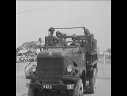 CAN482 MILITARY ARMY PARADE IN LAOS News Clip